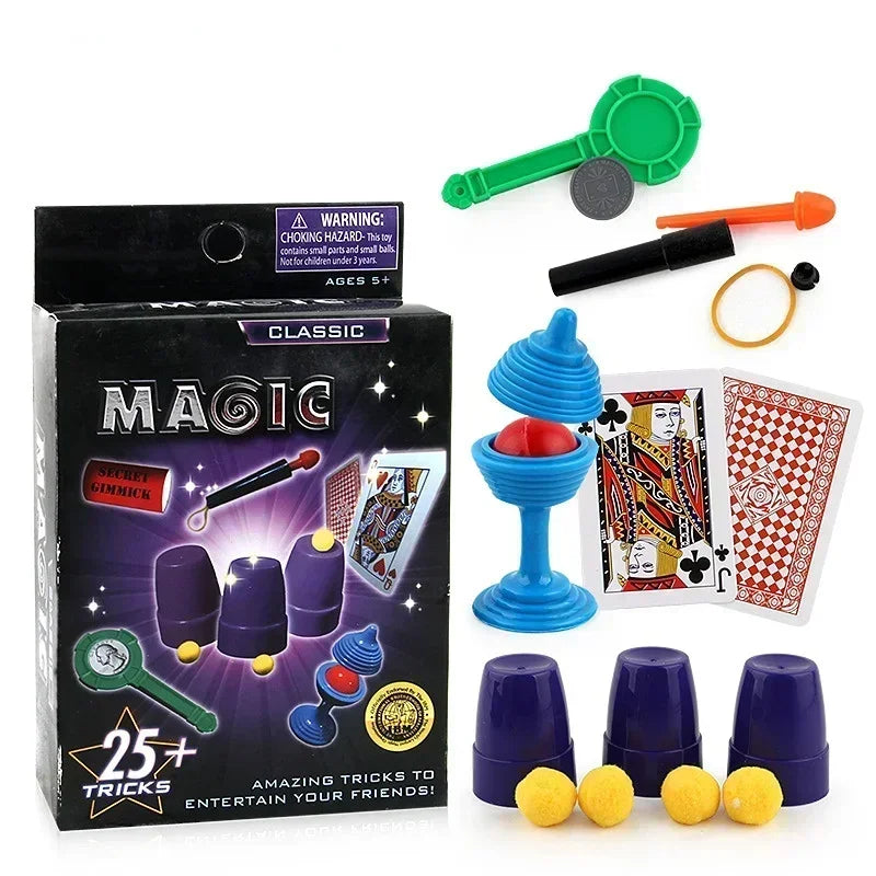 Beginner Magic Props Set for Kids + Magic Tricks Academy Training eBook