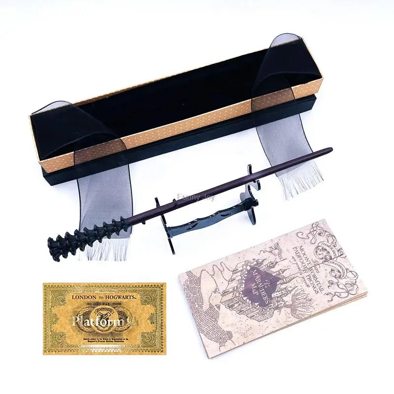 24 Styles Metal Core Magic Wands with Box