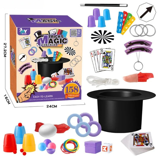 Children’s Magic Performance Props Set + Exclusive Magic Tricks Academy Training