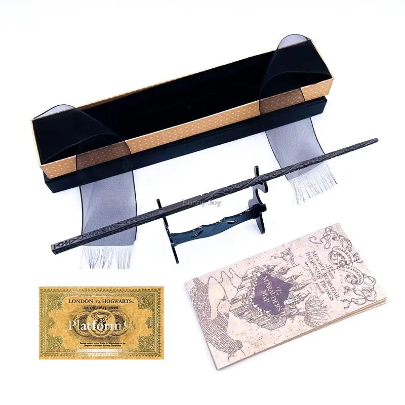 24 Styles Metal Core Magic Wands with Box