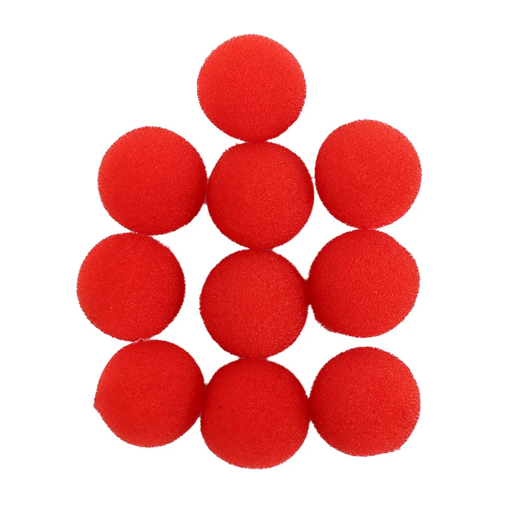 10pcs Red Magic Sponge Balls