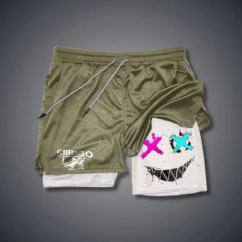 Men’s Double-Layer Training Shorts