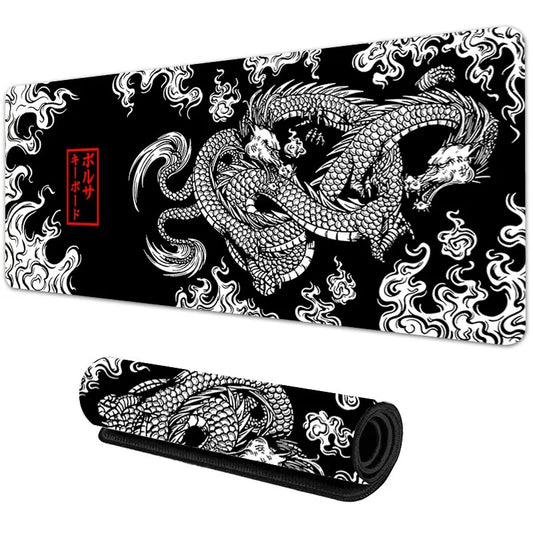 Japanese Dragon XXL Gaming Mouse Pad – Large Desk Mat for Keyboard & Mouse
