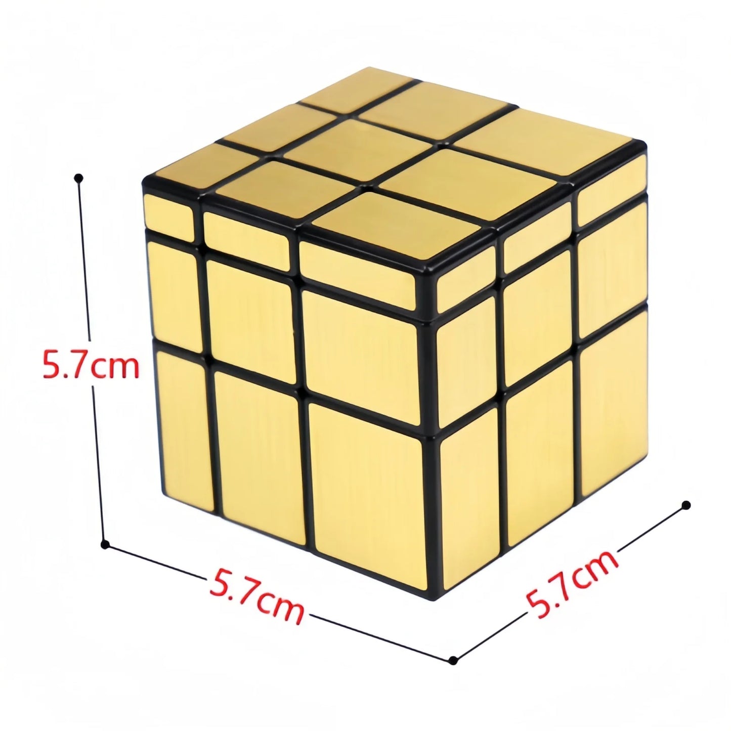 3x3x3 Gold & Silver Neo Magic Mirror Cube