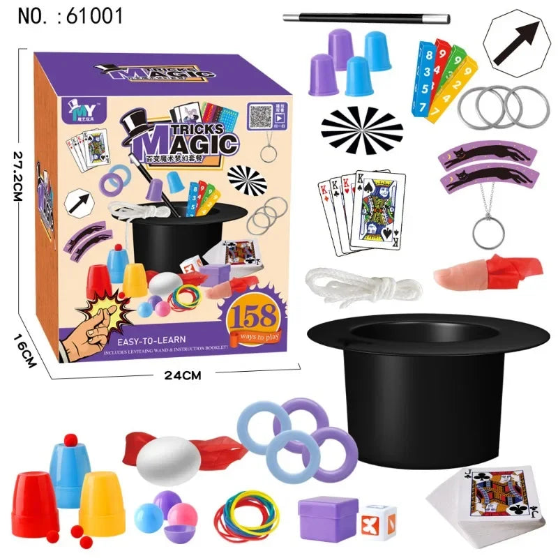 Children’s Magic Performance Props Set + Exclusive Magic Tricks Academy Training