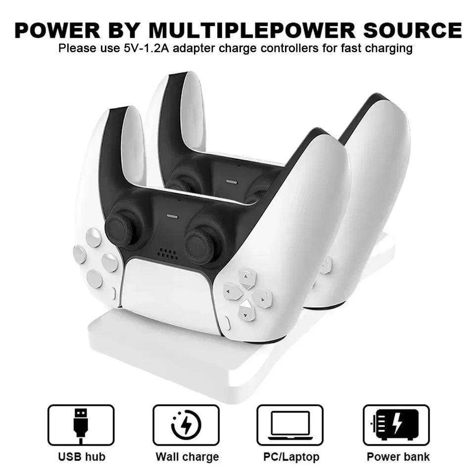 GAMINJA Dual Charging Station for PS5 Controllers