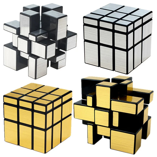 3x3x3 Gold & Silver Neo Magic Mirror Cube