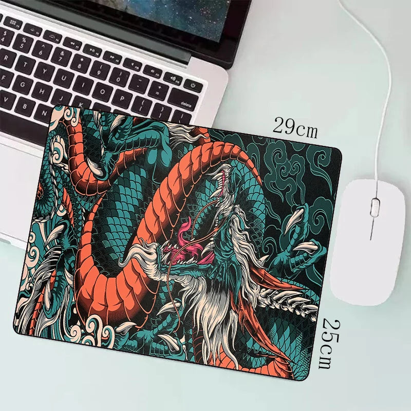 Japanese Dragon XXL Gaming Mouse Pad – Large Desk Mat for Keyboard & Mouse