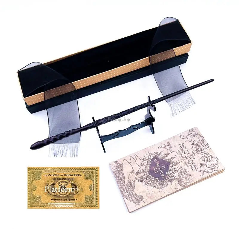 24 Styles Metal Core Magic Wands with Box