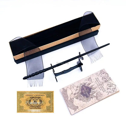24 Styles Metal Core Magic Wands with Box