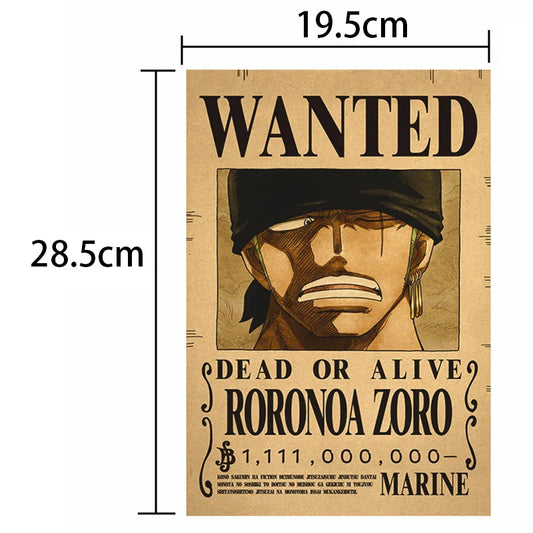 10-Piece Set – One Piece Wanted Posters