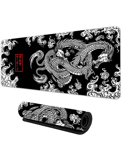 Japanese Dragon XXL Gaming Mouse Pad – Large Desk Mat for Keyboard & Mouse