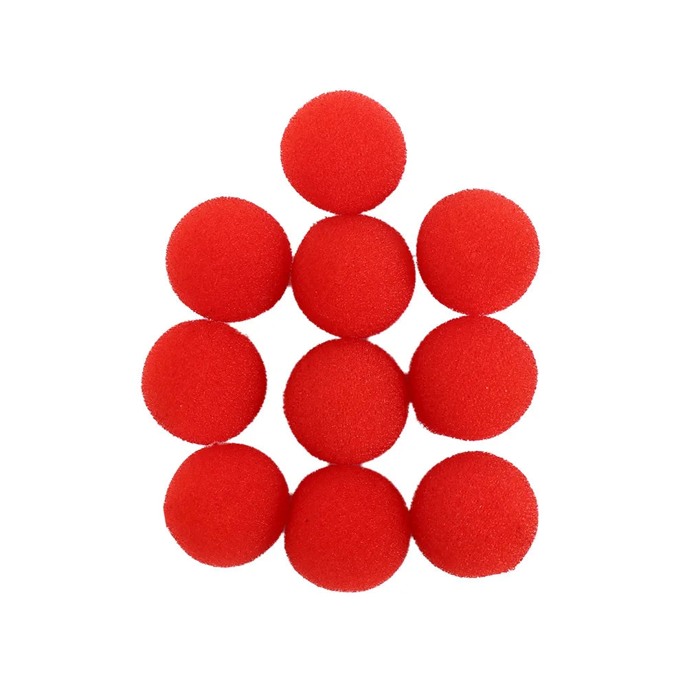 10pcs Red Magic Sponge Balls