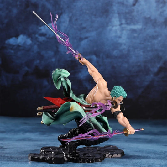 One Piece 10CM Figure Toys Anime GK Roronoa Zoro