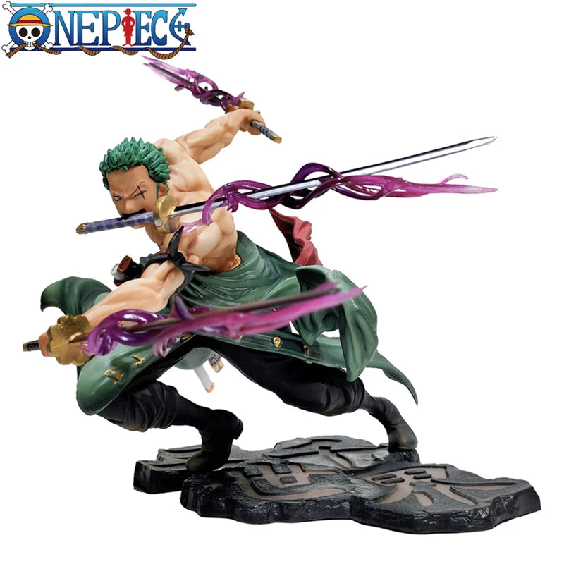One Piece 10CM Figure Toys Anime GK Roronoa Zoro