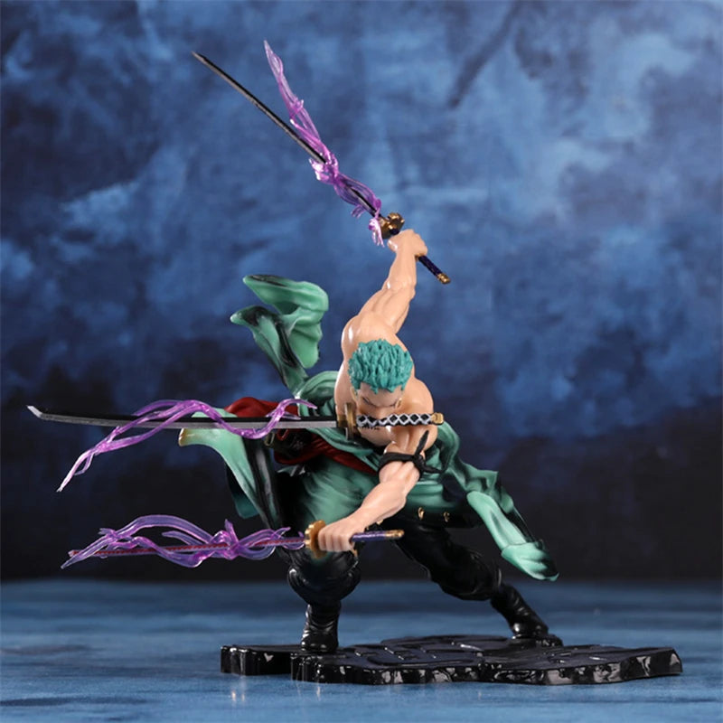 One Piece 10CM Figure Toys Anime GK Roronoa Zoro