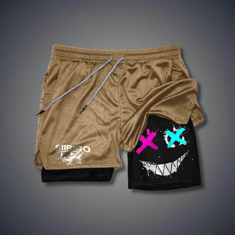 Men’s Double-Layer Training Shorts