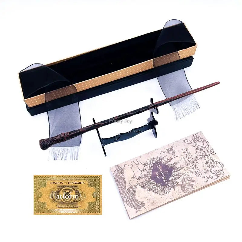24 Styles Metal Core Magic Wands with Box