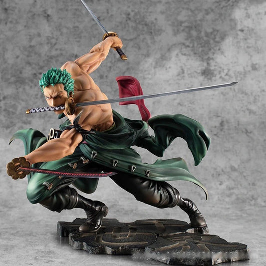 One Piece 10CM Figure Toys Anime GK Roronoa Zoro