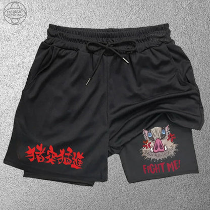 Men’s 2-in-1 Training Shorts – Trendy Double-Layer Sports & Beachwear (S–2XL)
