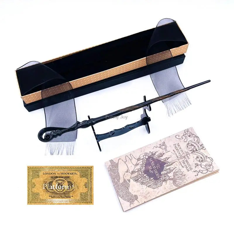 24 Styles Metal Core Magic Wands with Box