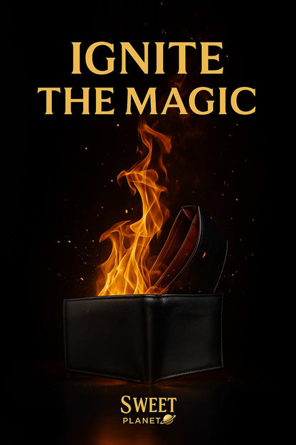 Magic Fire Wallet Pro – Classic Trick for Magic